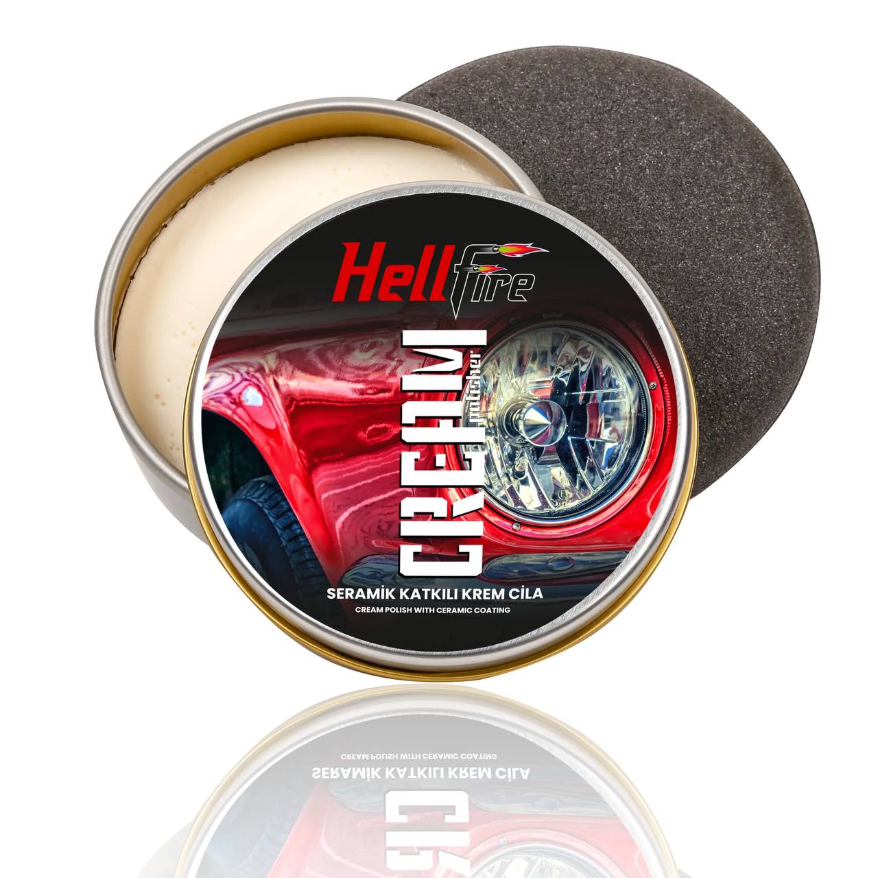 كريم تلميع السيراميك المعزز من HellFire 100