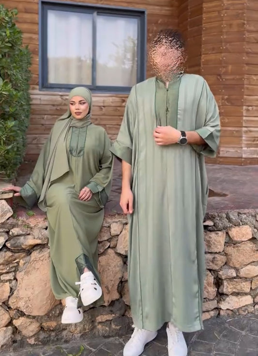 Abaya homme et femme marocaine 2025
