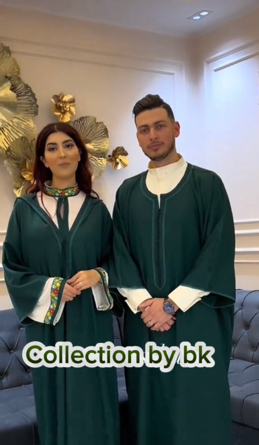 Abaya homme et femme💚