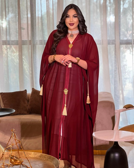 Boubou khamsa + robe droite 😍